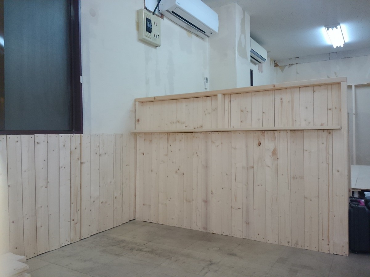 カウンターができました♪