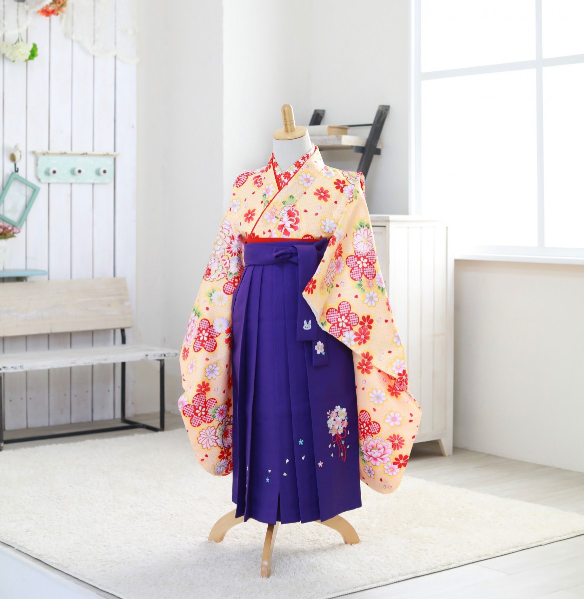 5歳女の子の袴、入りました！